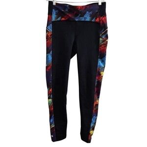 Athleta Women's Thermal Leggings Multicolor Size M Fleece Lined